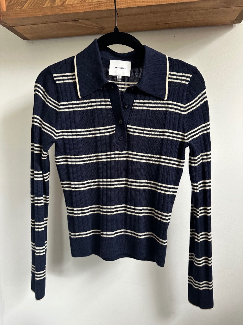 Reformation Hermia Merino Polo